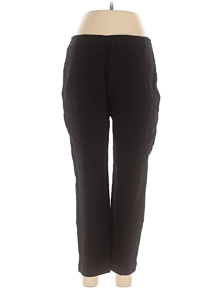 Pre-owned Zara Basic Casual Pants In Black