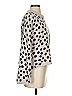 Madewell Polka Dots Silver Wool Pullover Sweater Size XS - photo 4