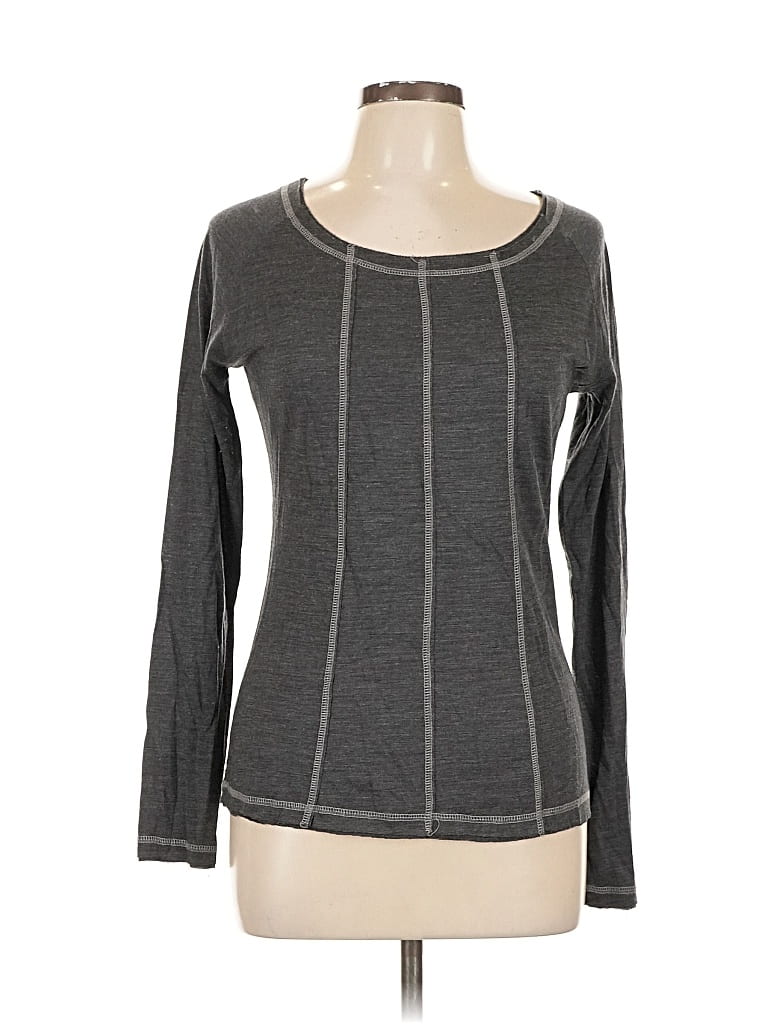 Pre-owned Prana Long Sleeve T-shirt In Gray
