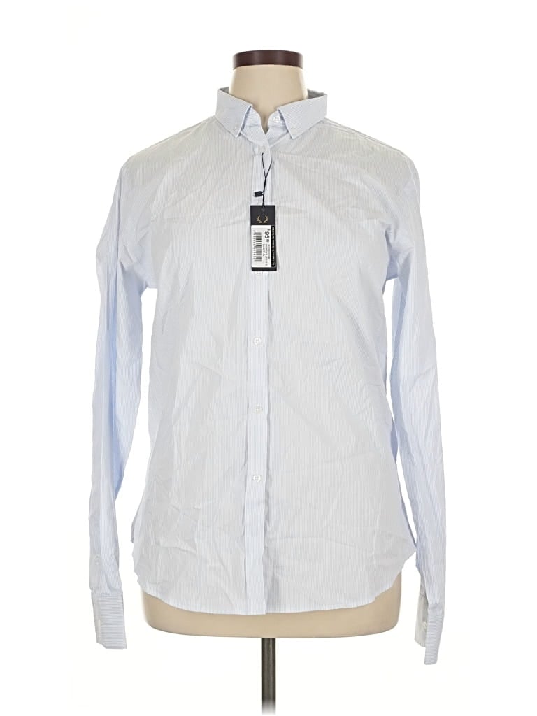 Assorted Brands Long Sleeve Button Down Shirt In Blue