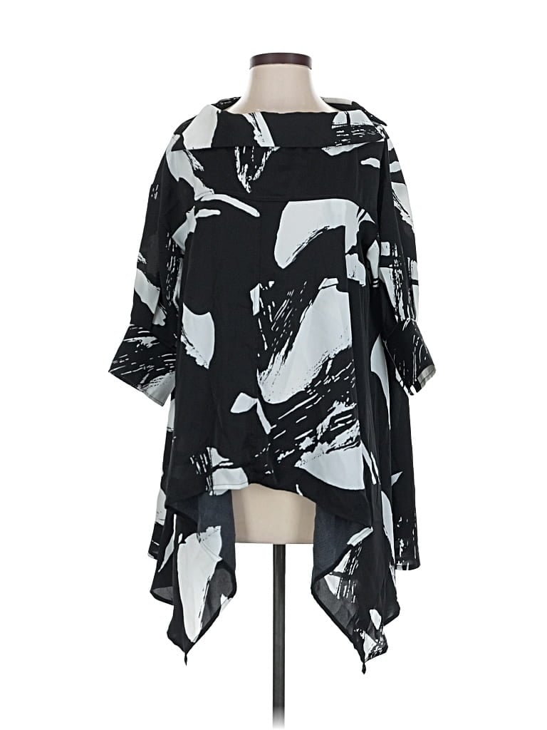 Pre-owned Gracia Kimono In Black