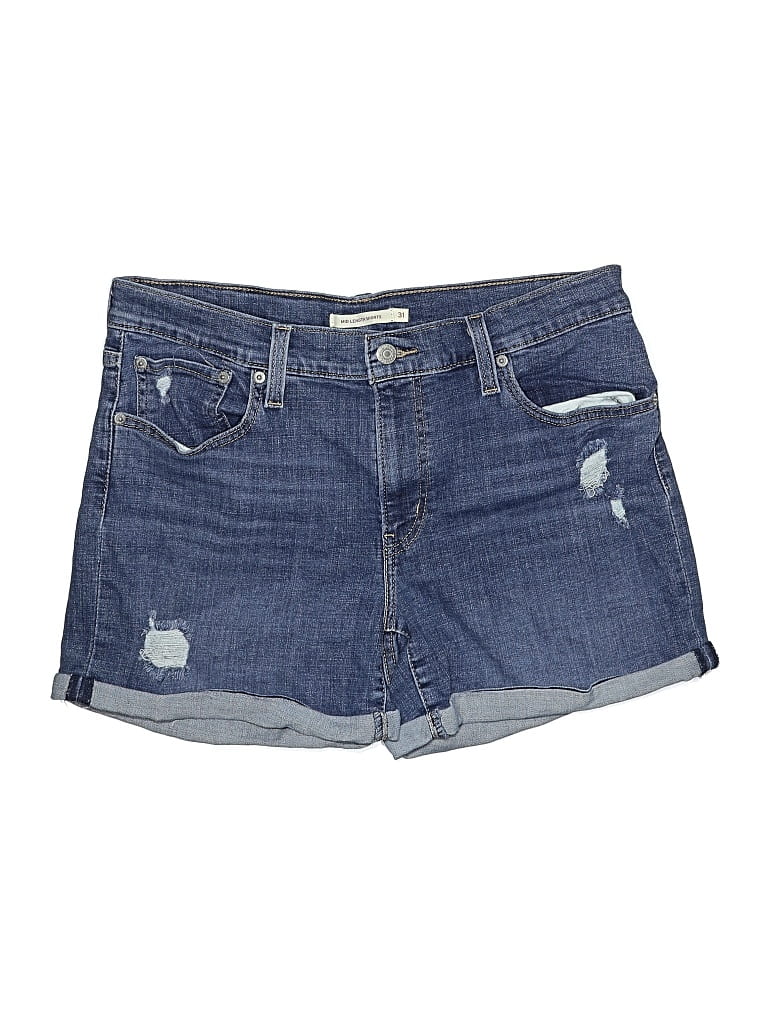 Pre-owned Levi's Denim Shorts In Blue