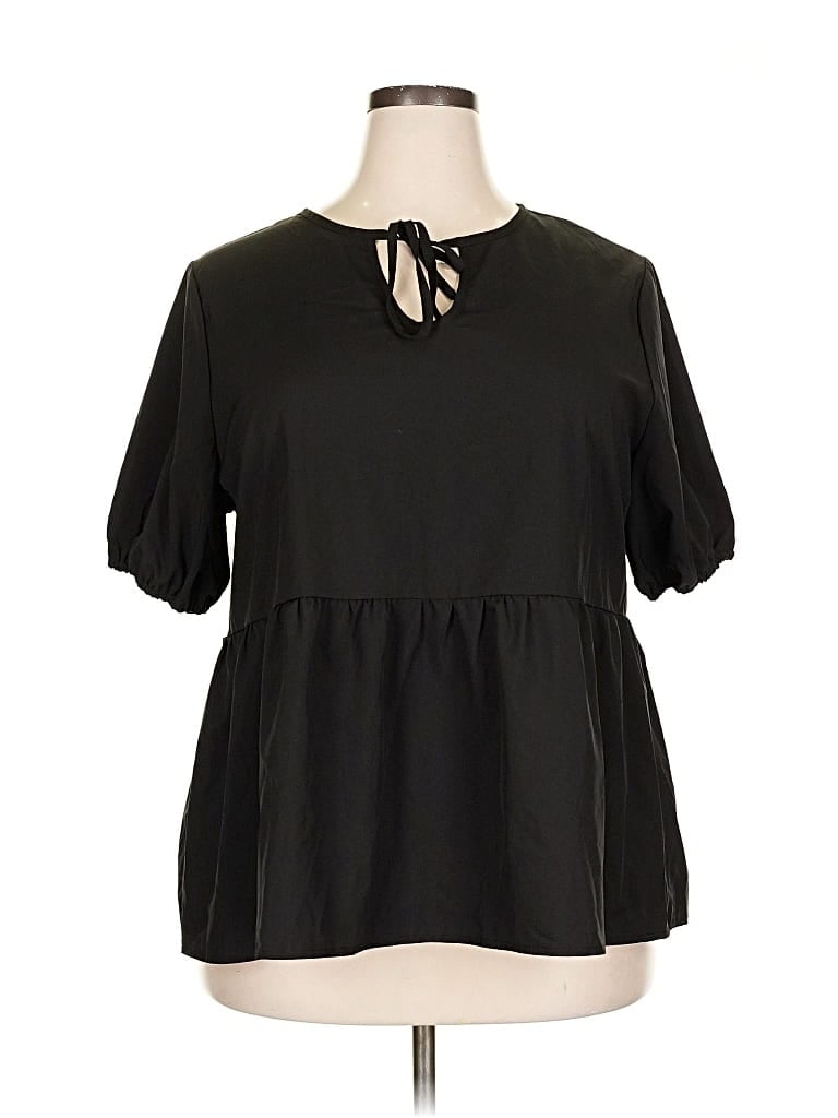 Pre-owned Shein Casual Dress In Black