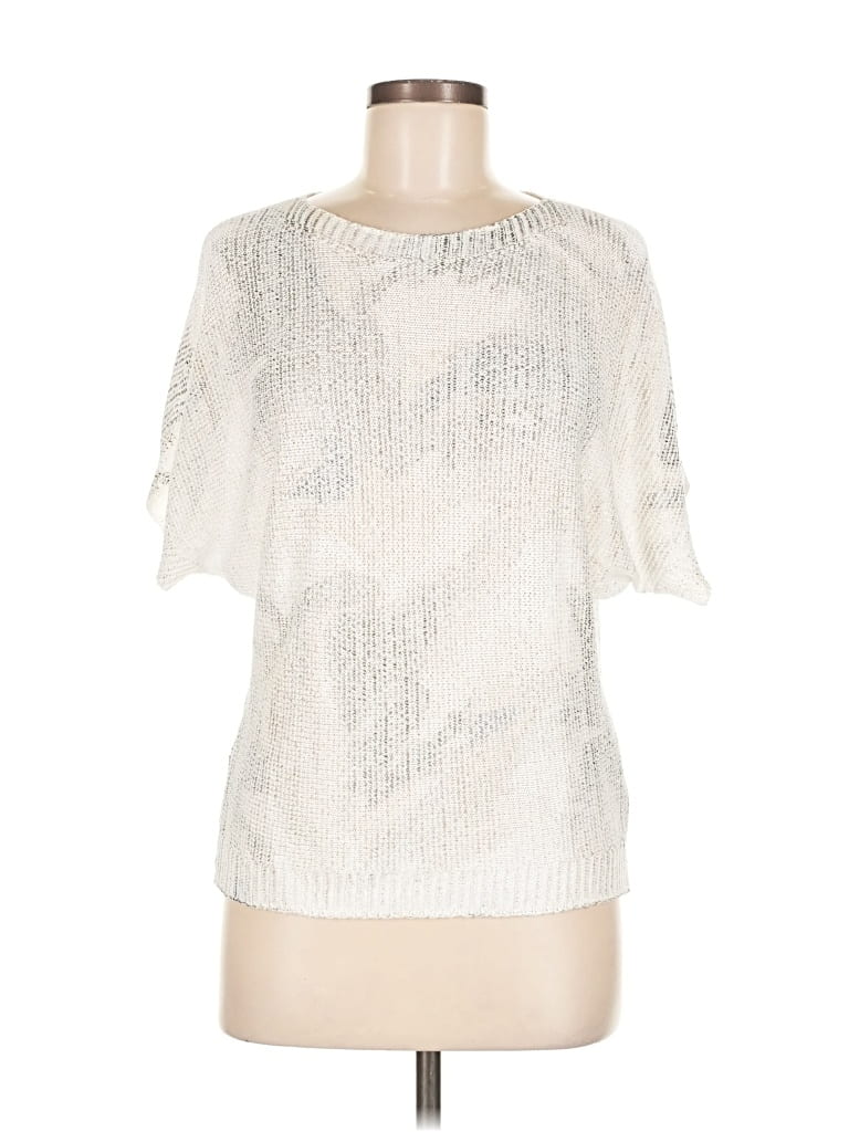 Pre-owned Sioni Pullover Sweater In Silver