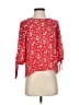 Papermoon 100% Polyester Red 3/4 Sleeve Blouse Size XS (petite) - photo 1