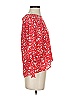 Papermoon 100% Polyester Red 3/4 Sleeve Blouse Size XS (petite) - photo 4