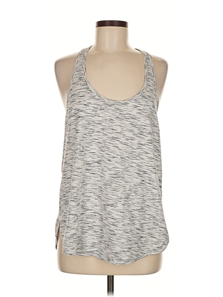 Pre-owned Lululemon Athletica Tank Top Gray Halter Neckline Tops