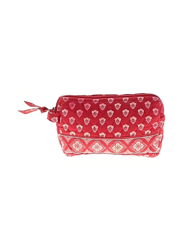 Pre-owned Vera Bradley Makeup Bag In Red