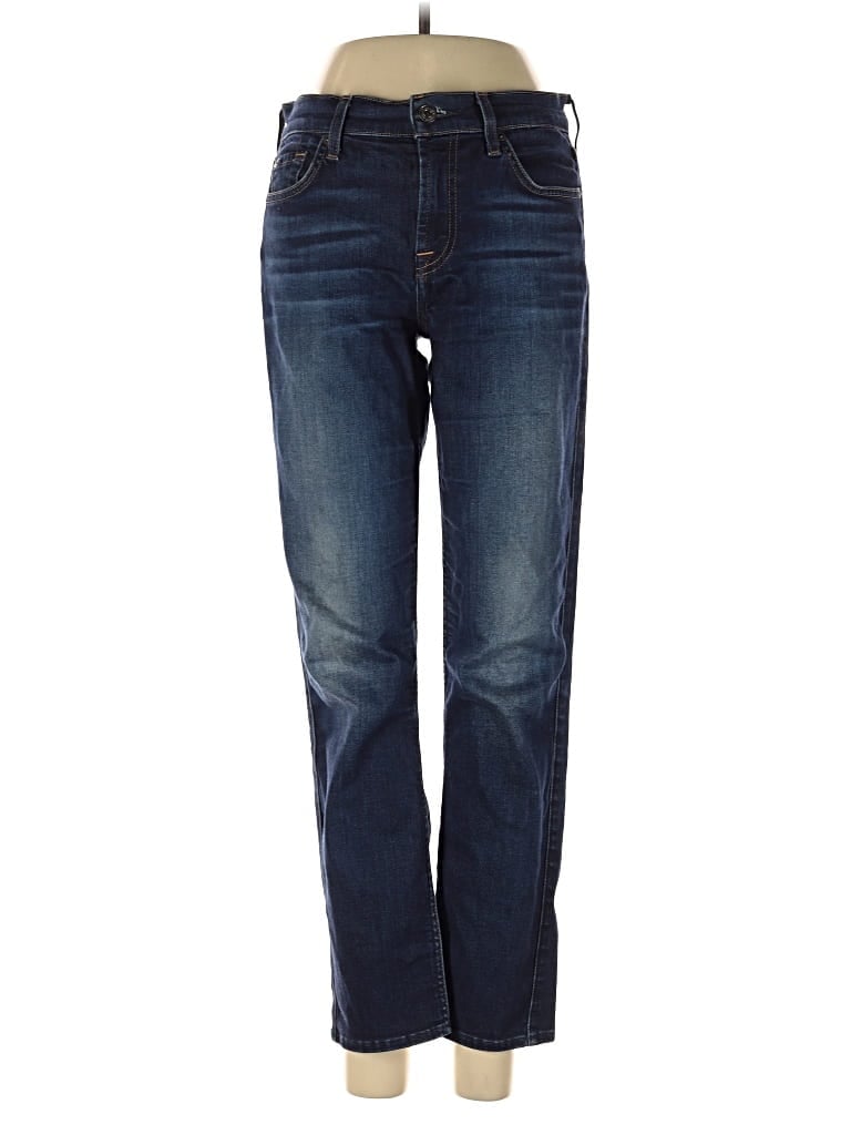 Pre-owned 7 For All Mankind Jeans In Blue
