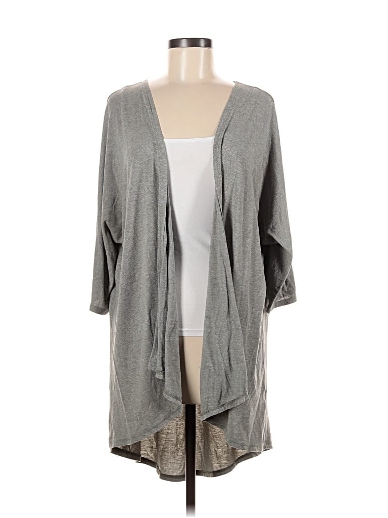 Pre-owned Lularoe Cardigan Sweater In Gray