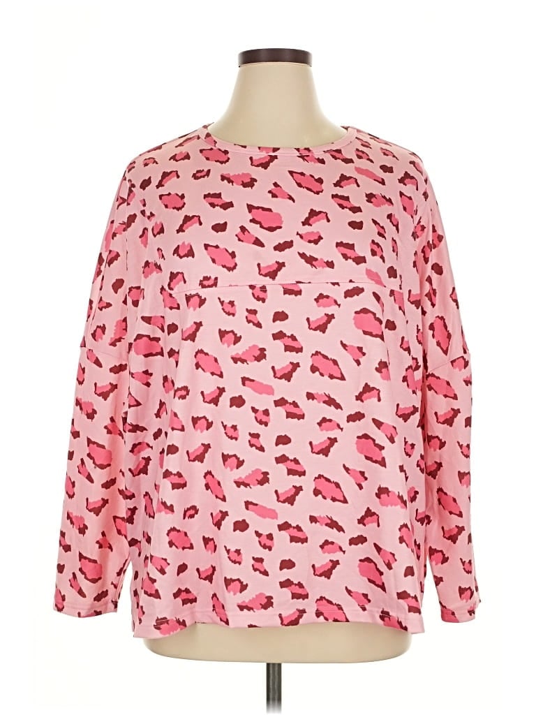 Pre-owned Unbranded Long Sleeve T-shirt In Pink