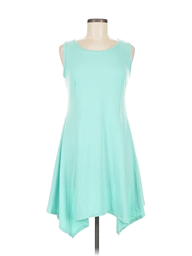 Pre-owned 42 Pops Casual Dress In Blue
