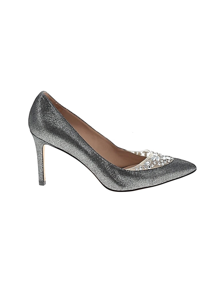Pre-owned Tory Burch Heels In Silver