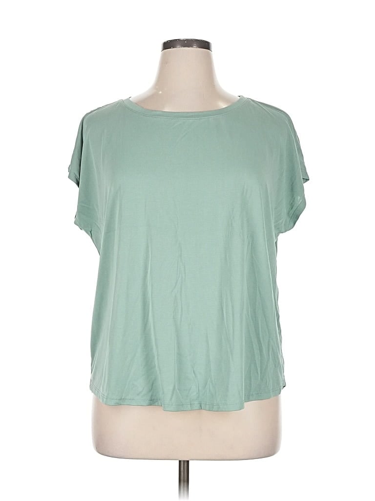 Pre-owned 24/7 Maurices Short Sleeve T-shirt In Green