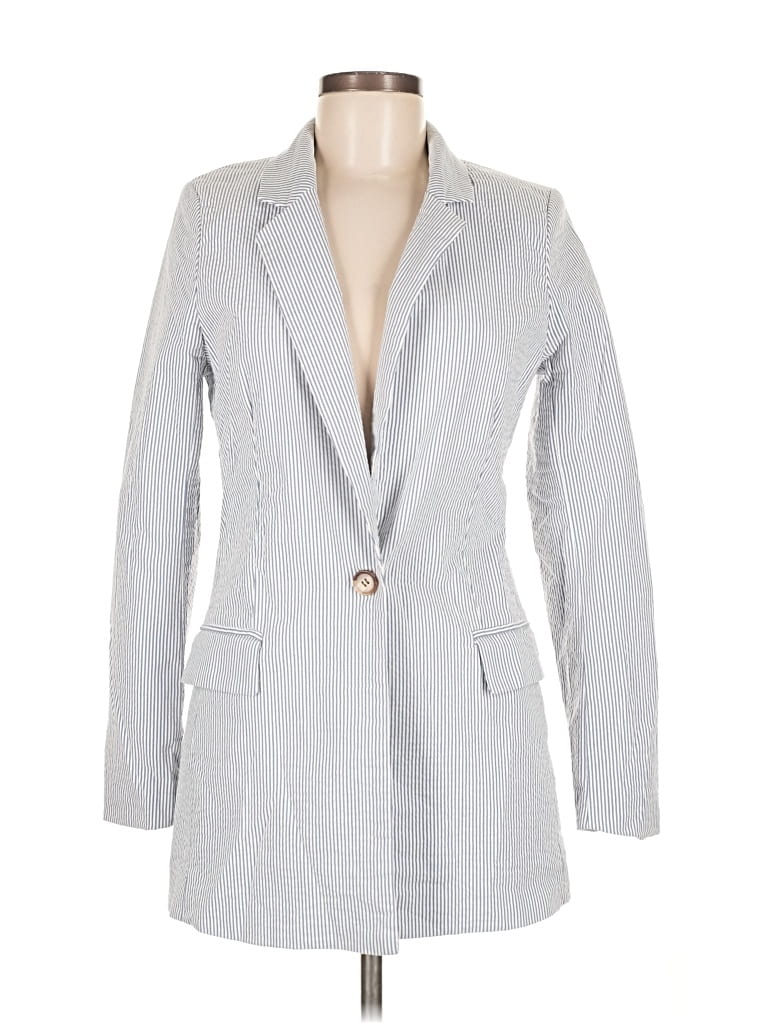 Pre-owned J By Joie Blazer Jacket In Gray