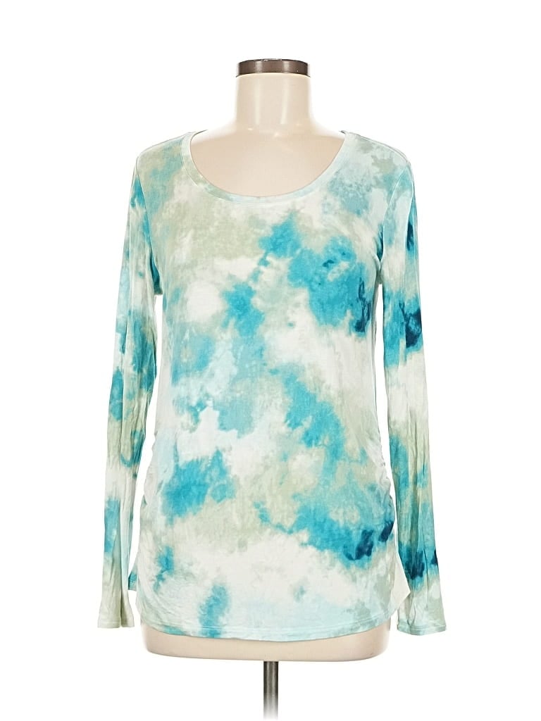 Pre-owned Sonoma Goods For Life Long Sleeve T-shirt In Blue