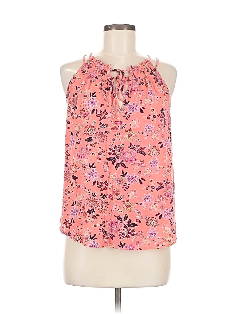 Pre-owned Ann Taylor Loft Sleeveless Blouse In Pink