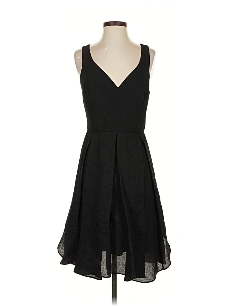 Pre-owned Marchesa Notte Cocktail Dress In Black