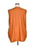 Spiegel 100% Polyester Orange Sleeveless Blouse Size 24 - photo 2