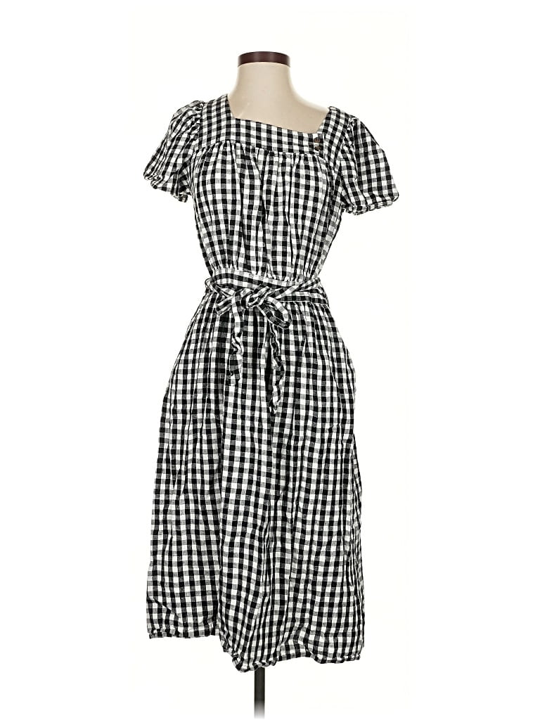 Pre-owned Who What Wear Casual Dress In Gray