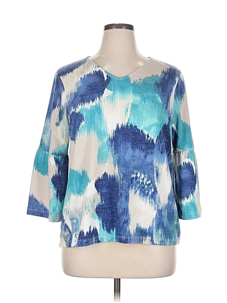 Pre-owned Chico's Cardigan Sweater In Blue