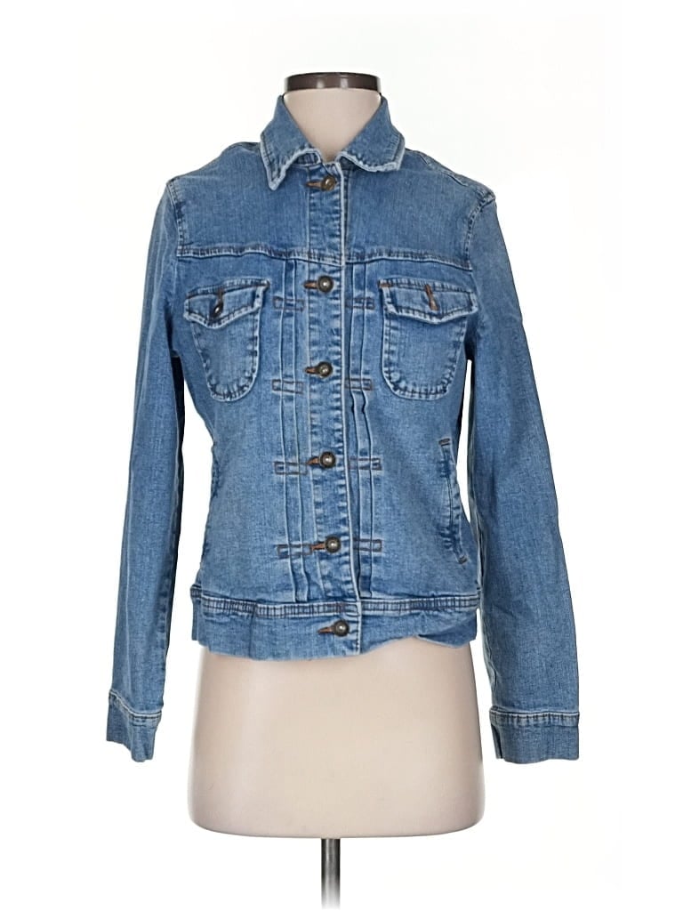 Pre-owned St. John's Bay Denim Jacket In Blue