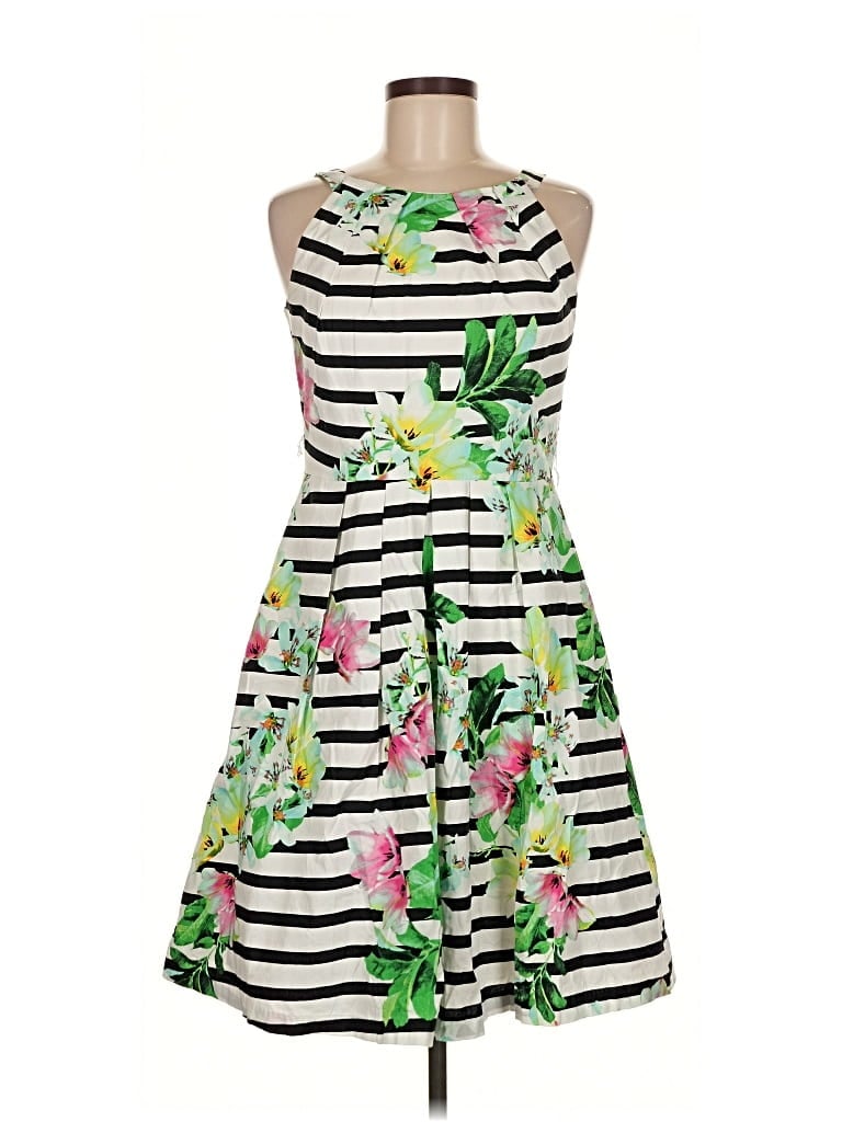 Pre-owned Leslie Fay Cocktail Dress In Green