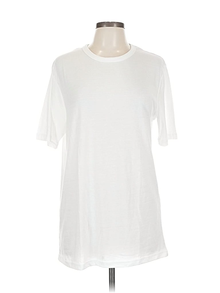 Pre-owned New Balance Short Sleeve T-shirt In White