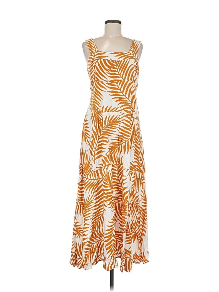 Pre-owned Msk Casual Dress In Orange