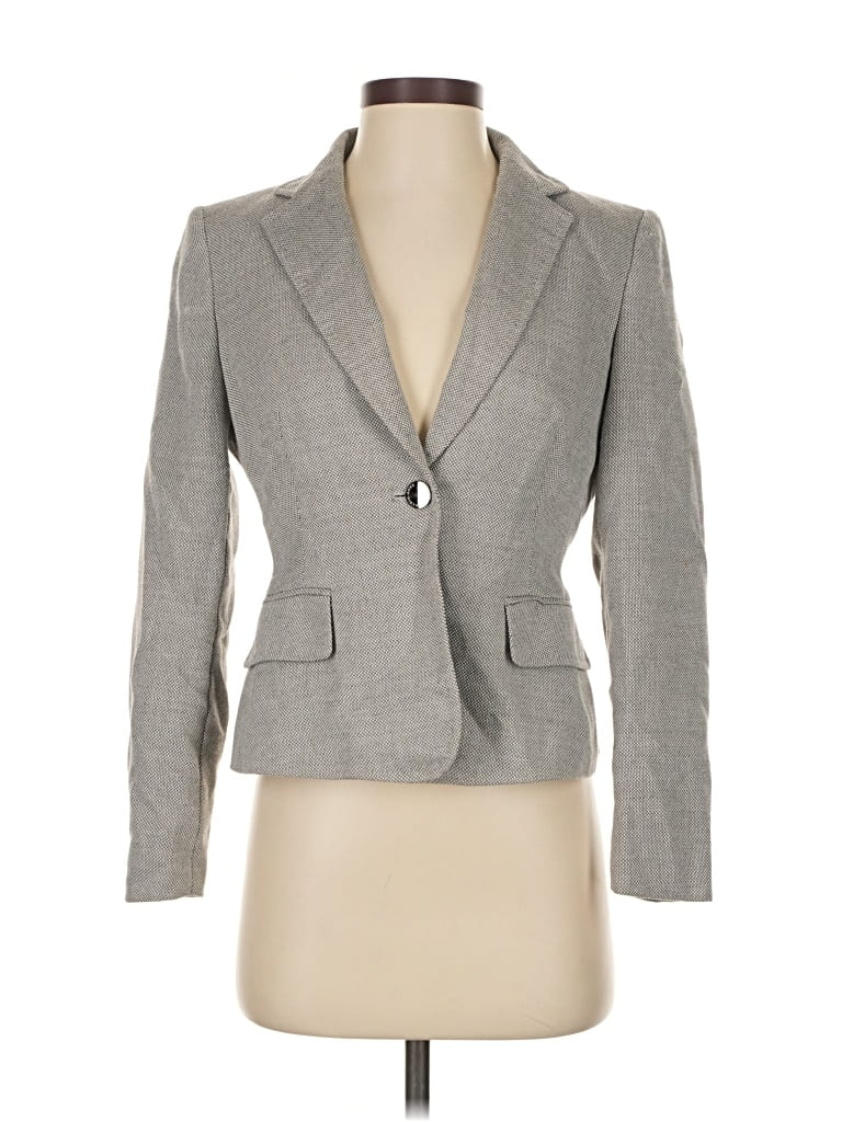 Pre-owned Anne Klein Blazer Jacket In Gray