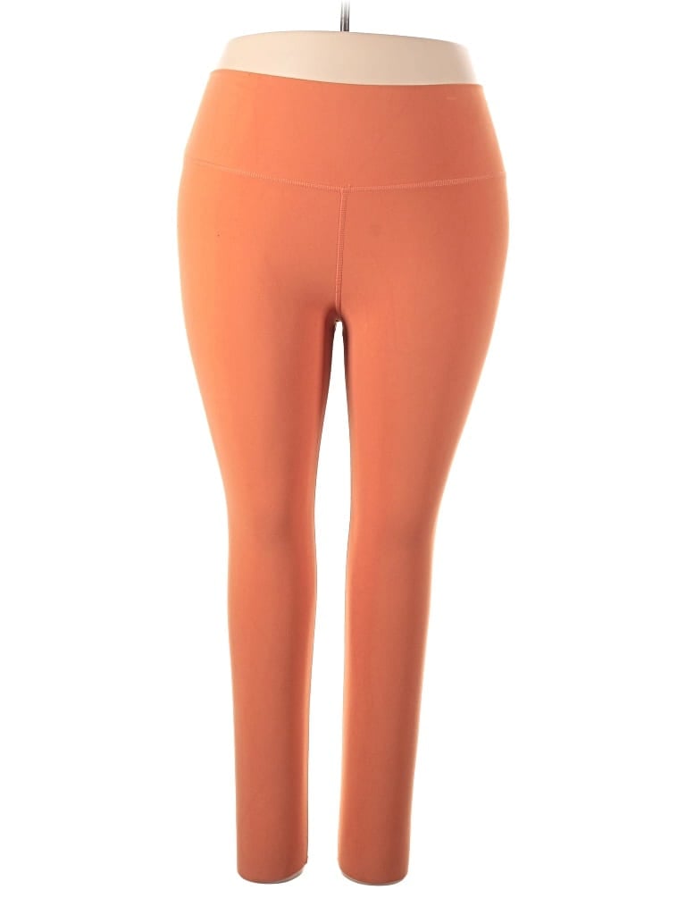Pre-owned Assorted Brands Active Pants In Orange