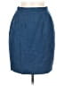 Larry Levine 100% Polyester Solid Blue Casual Skirt Size 6 - photo 1