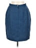 Larry Levine 100% Polyester Solid Blue Casual Skirt Size 6 - photo 2