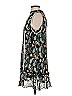 Foxiedox 100% Polyester Paisley Teal Cocktail Dress Size XS - photo 5