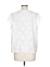 14th & Union 100% Polyester White Short Sleeve Blouse Size L - photo 2
