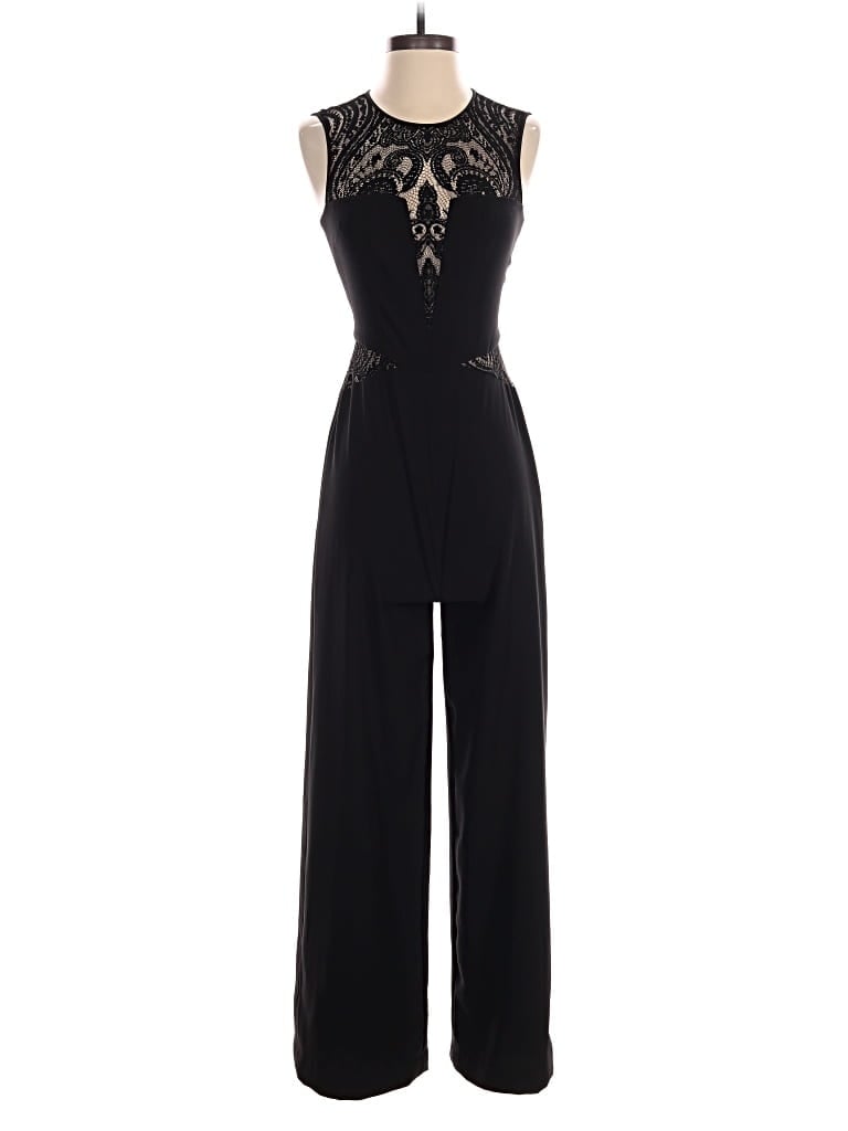 Pre-owned Bcbgmaxazria Jumpsuit In Black