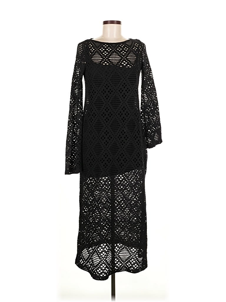 Pre-owned Mng Cocktail Dress In Black