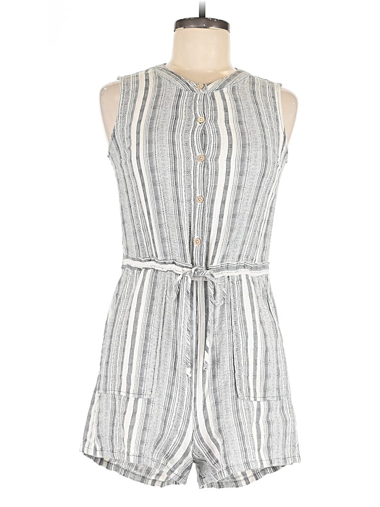 Pre-owned Universal Thread Romper In Gray