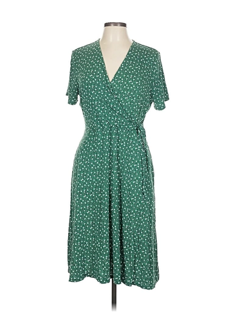 Pre-owned Unbranded Casual Dress In Green
