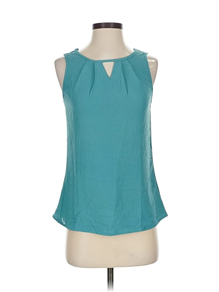 Pre-owned Blooming Jelly Sleeveless Blouse In Blue