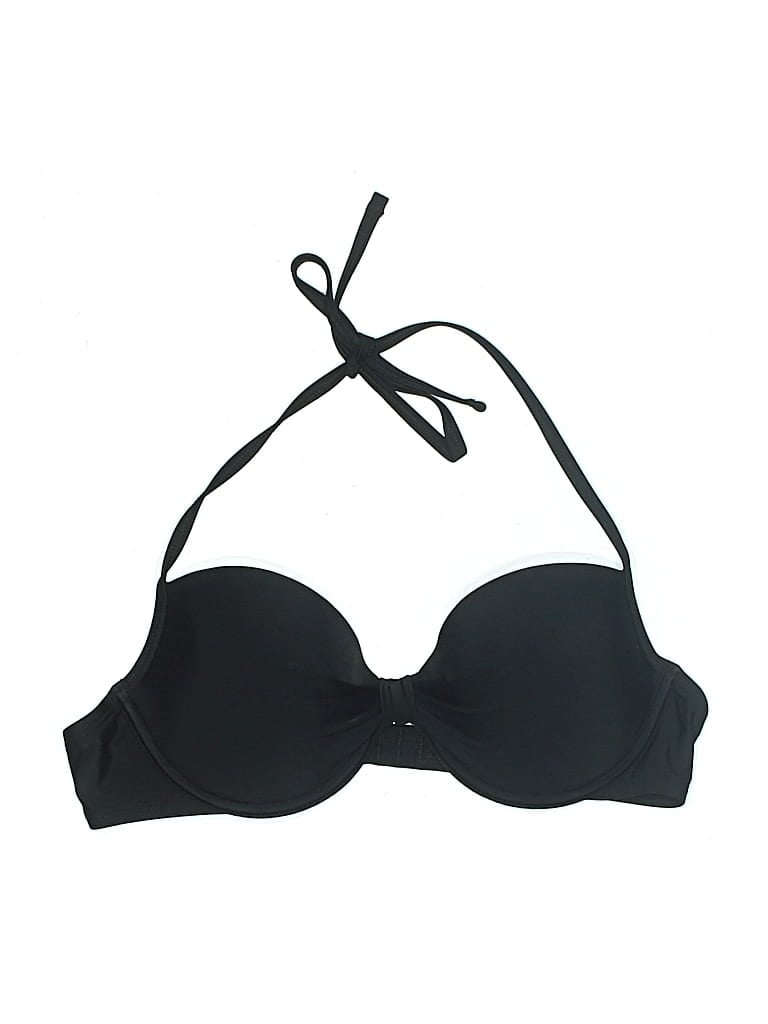 Pre-owned Cupshe Swimsuit Top Black Swimwear