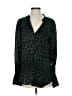 Joie 100% Viscose Animal Print Black Long Sleeve Blouse Size S - photo 1