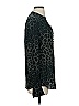 Joie 100% Viscose Animal Print Black Long Sleeve Blouse Size S - photo 4