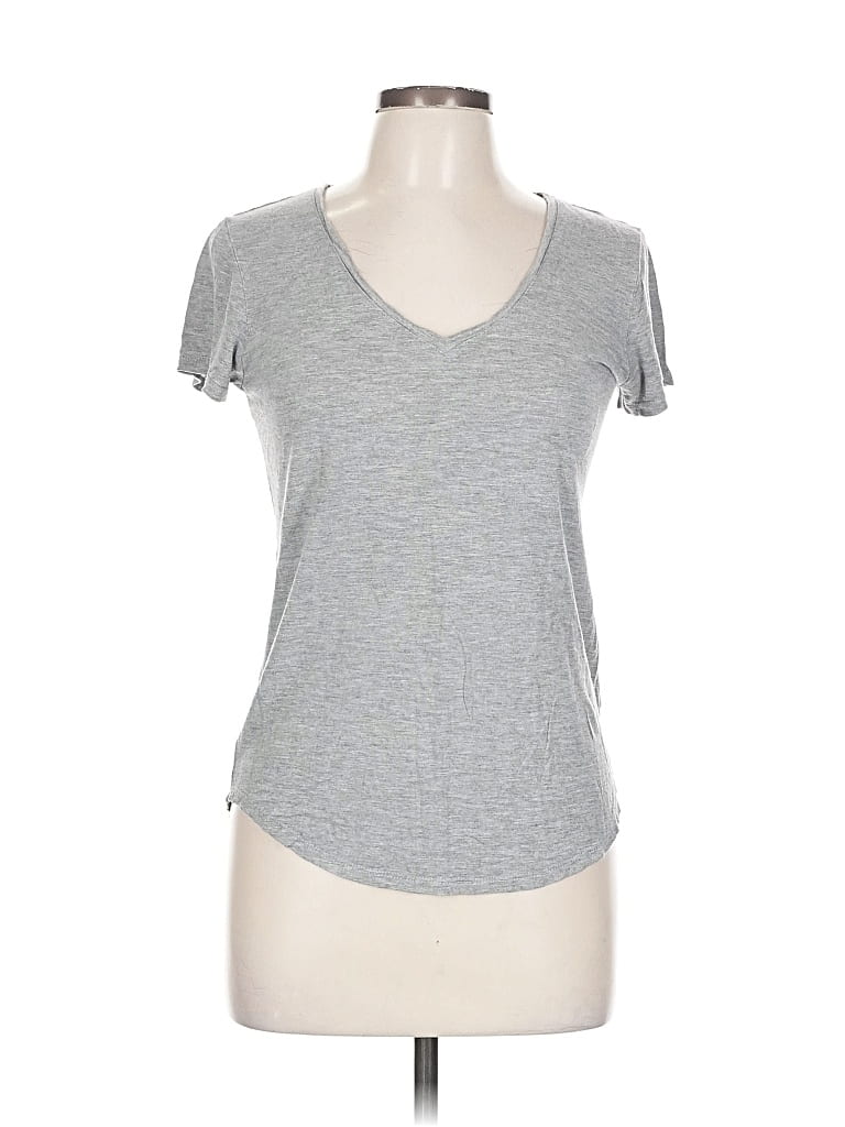Pre-owned Paige Short Sleeve T-shirt In Gray