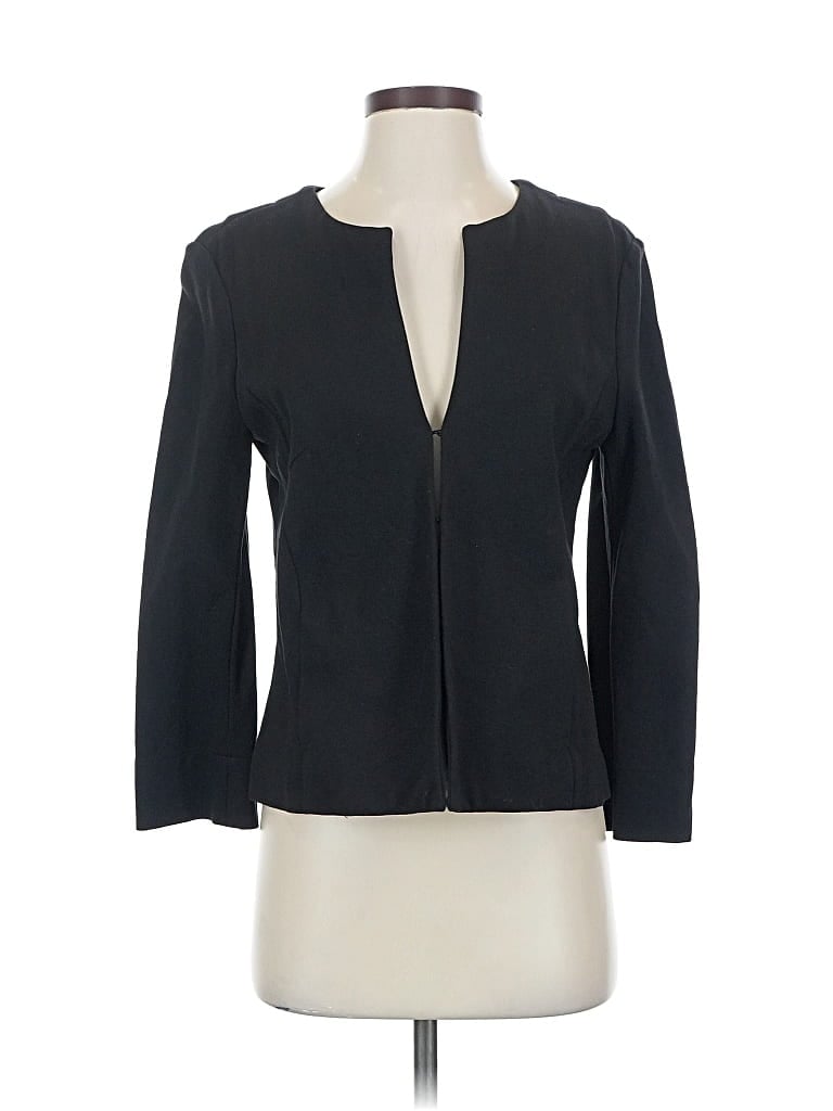 Pre-owned Ann Taylor Blazer Jacket In Black