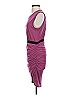 BCBGMAXAZRIA Solid Purple Cocktail Dress Size S - photo 5