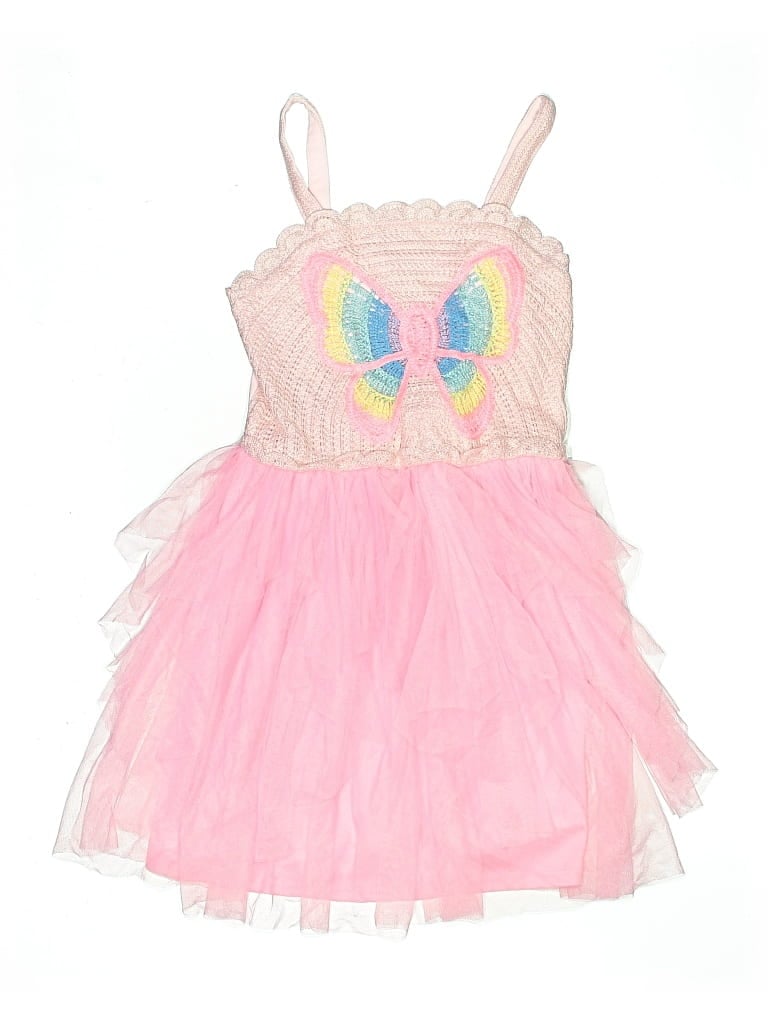 Pre-owned Lilt Kids' Dress In Pink