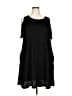 Nemidor Solid Black Casual Dress Size 18 - photo 1