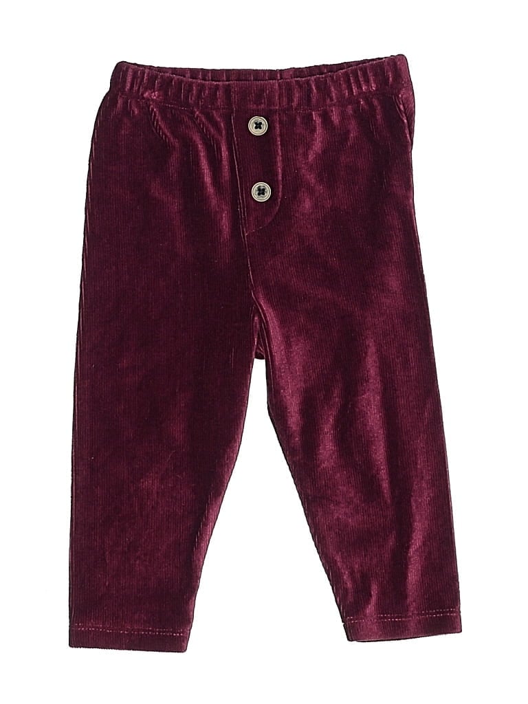 Pre-owned Daisy Fuentes Babies' Casual Pants In Burgundy