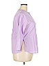 Unbranded Purple 3/4 Sleeve Button-Down Shirt Size 3X - photo 4